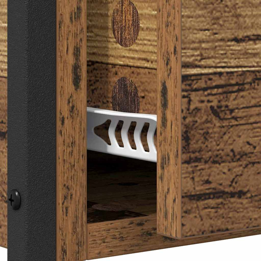 Wandtafel met lade Oud Hout 100 x 40 x 75 cm Bewerkt hout