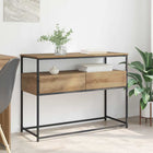 Wandtafel 100x40x75 cm Artisan eiken met lade