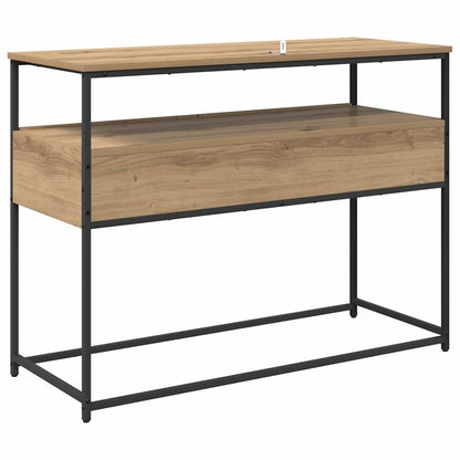 Wandtafel met lade Artisan Eiken 100 x 40 x 75 cm Bewerkt hout