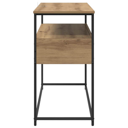 Wandtafel met lade Artisan Eiken 100 x 40 x 75 cm Bewerkt hout