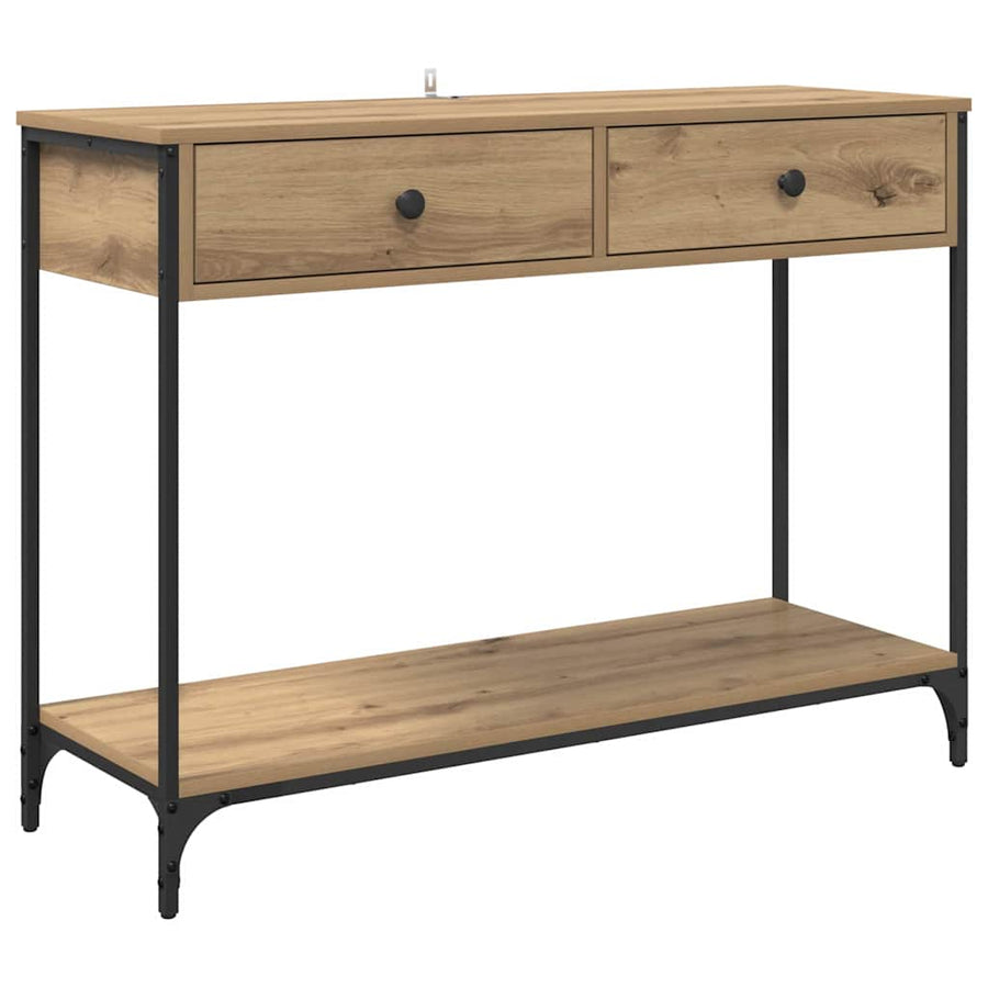 Wandtafel Artisan Eiken 100 x 34,5 x 75 cm Bewerkt hout