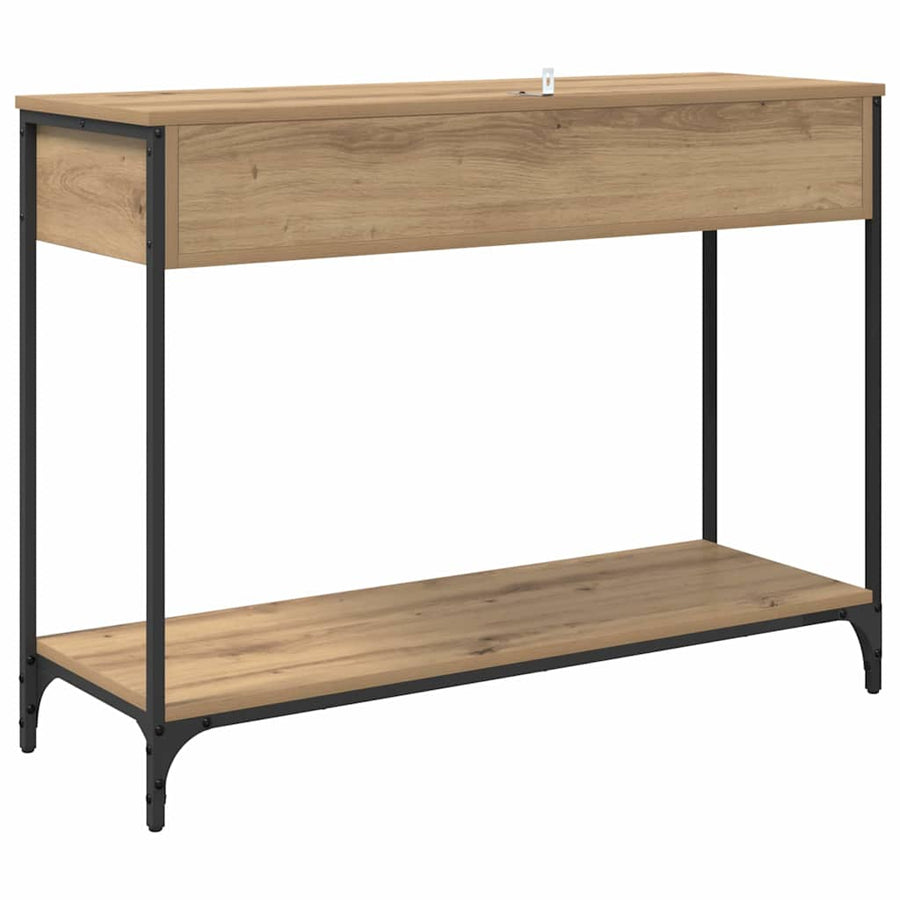 Wandtafel Artisan Eiken 100 x 34,5 x 75 cm Bewerkt hout