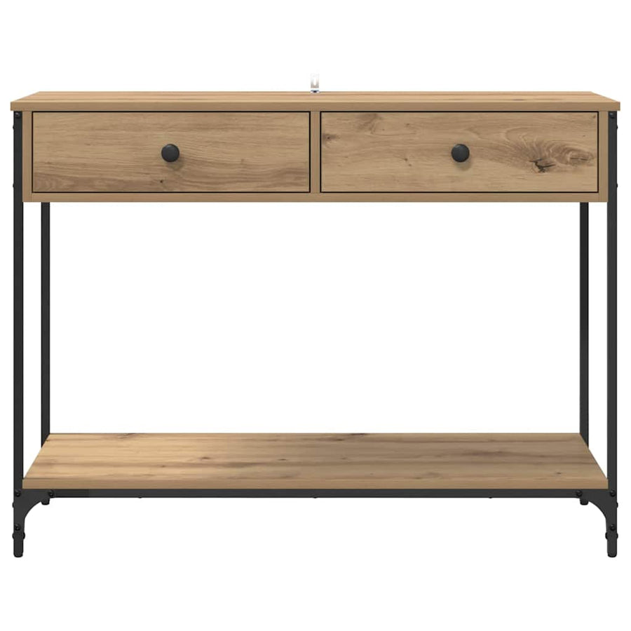 Wandtafel Artisan Eiken 100 x 34,5 x 75 cm Bewerkt hout