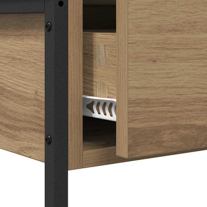 Wandtafel met lade Artisan Eiken 75 x 34,5 x 75 cm Bewerkt hout