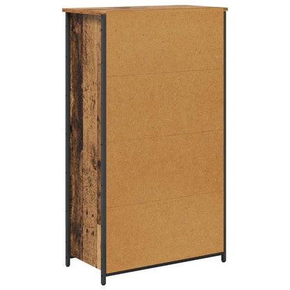 Highboard Oud Hout 62 x 32 x 106,5 cm Bewerkt hout