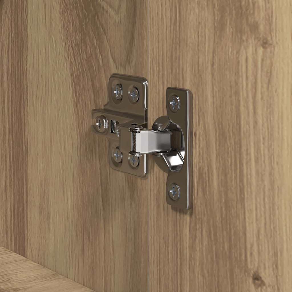 Highboard Artisan Eiken 62 x 32 x 106,5 cm Bewerkt hout