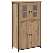 Highboard Artisan Eiken 62 x 32 x 106,5 cm Bewerkt hout