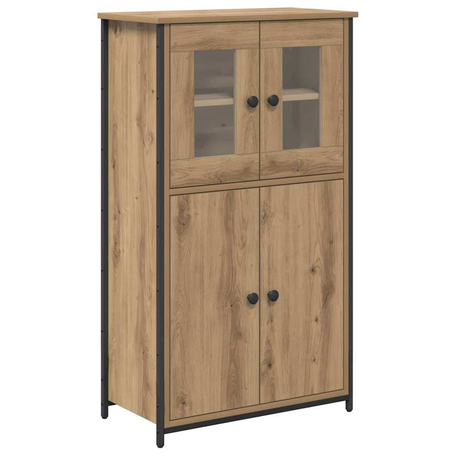 Highboard Artisan Eiken 62 x 32 x 106,5 cm Bewerkt hout