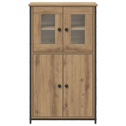 Highboard Artisan Eiken 62 x 32 x 106,5 cm Bewerkt hout