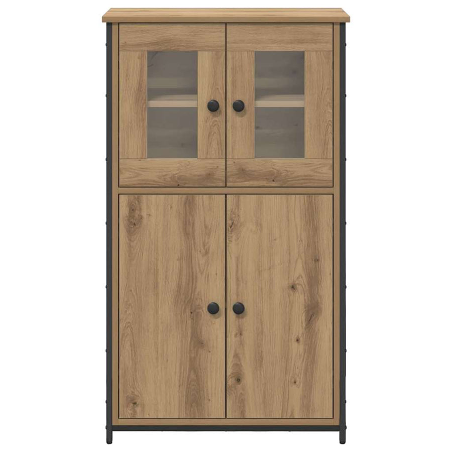 Highboard Artisan Eiken 62 x 32 x 106,5 cm Bewerkt hout