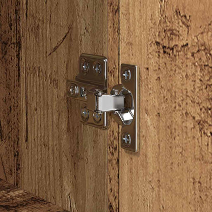 Highboard Oud Hout 62 x 36 x 121,5 cm Bewerkt hout