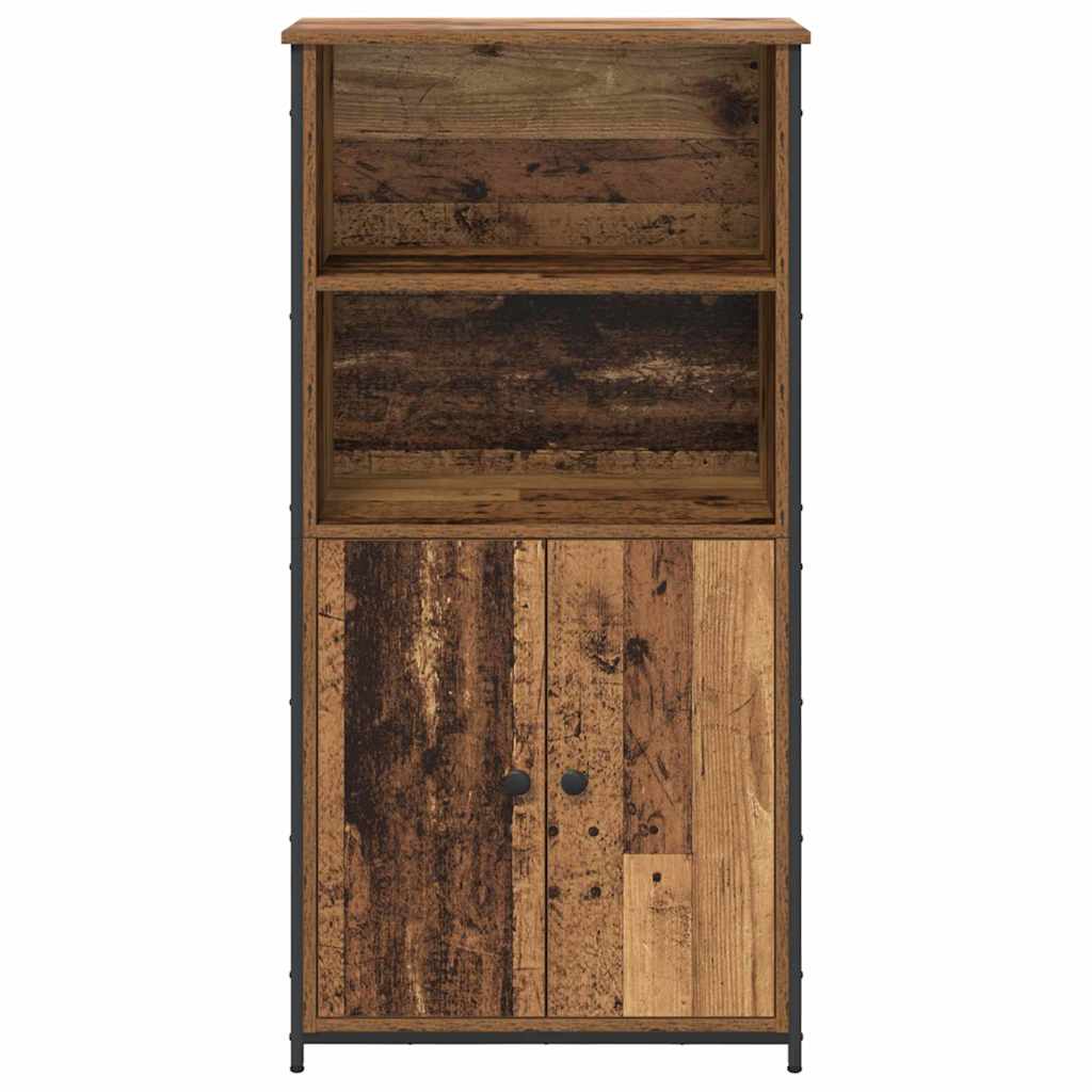 Highboard Oud Hout 62 x 36 x 121,5 cm Bewerkt hout