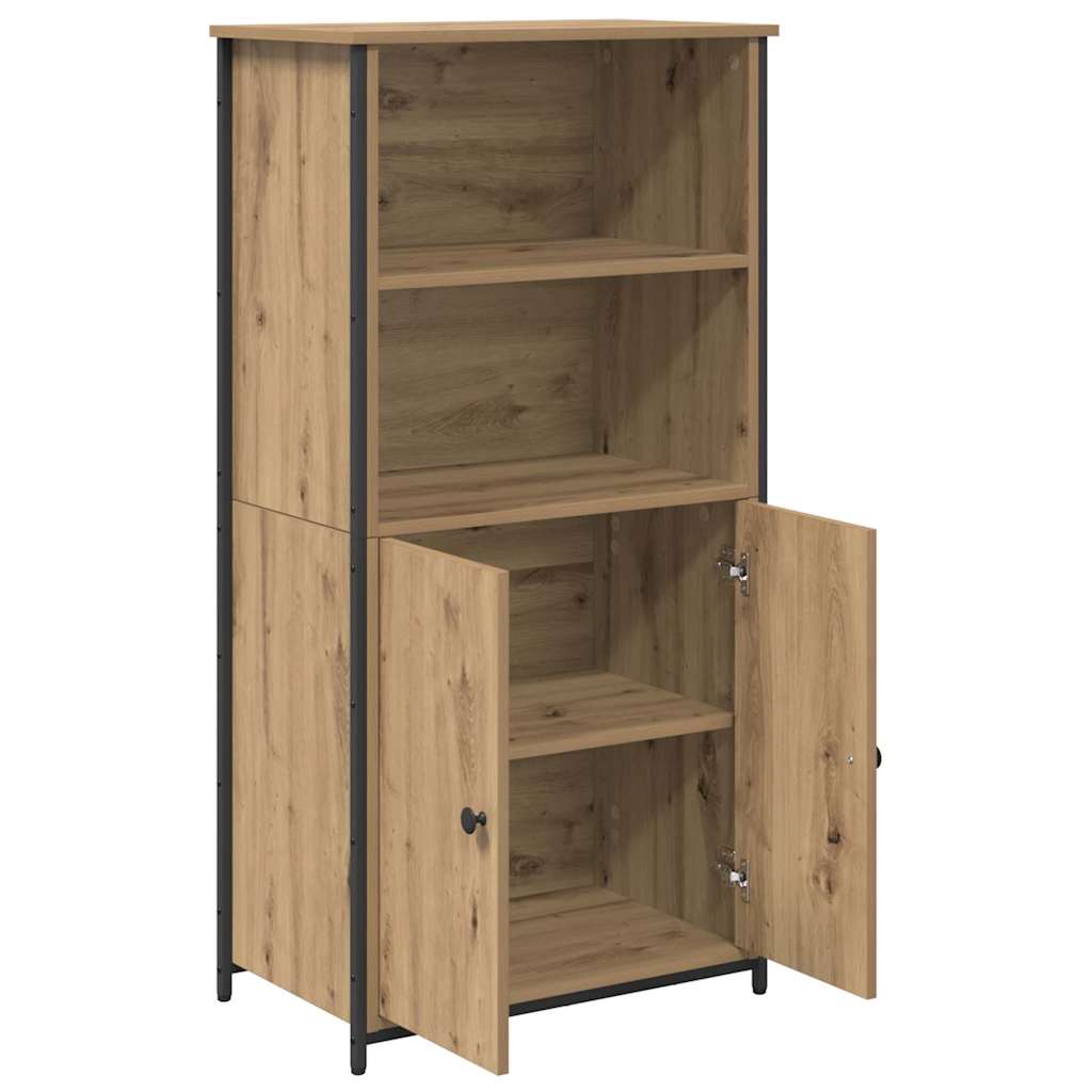 Highboard Artisan Eiken 62 x 36 x 121,5 cm Bewerkt hout