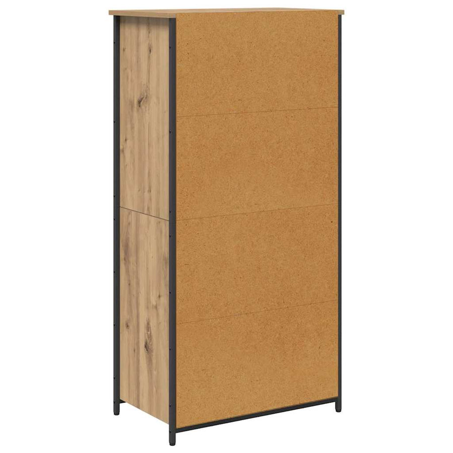Highboard Artisan Eiken 62 x 36 x 121,5 cm Bewerkt hout