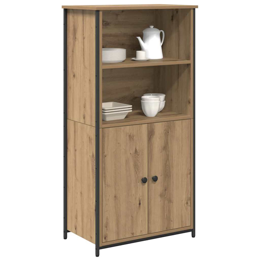 Highboard Artisan Eiken 62 x 36 x 121,5 cm Bewerkt hout