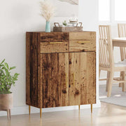 Dressoir 69,5x34x90 cm oud hout engineered wood