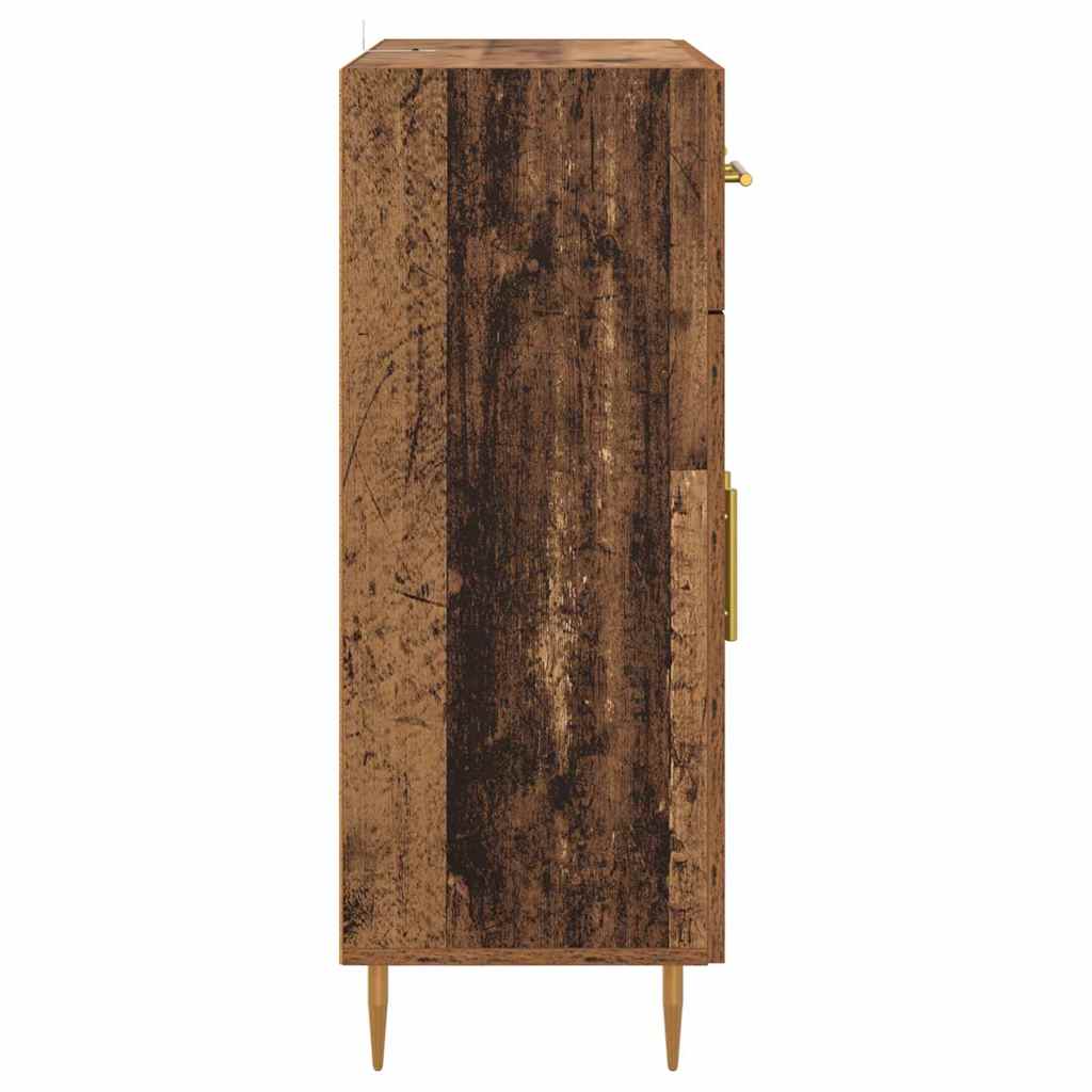 Dressoir met lade Oud Hout 69,5 x 34 x 90 cm Bewerkt hout