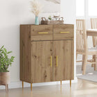 Sideboard with drawer Artisan Oak 69.5 x 34 x 90 cm Engineered wood