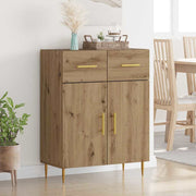 Dressoir 69,5x34x90 cm bewerkt hout artisan eiken