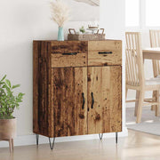 Dressoir 69,5x34x90 cm oud hout bewerkt hout