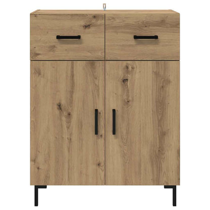 Dressoir met lade Artisan Eiken 69,5 x 34 x 90 cm Bewerkt hout