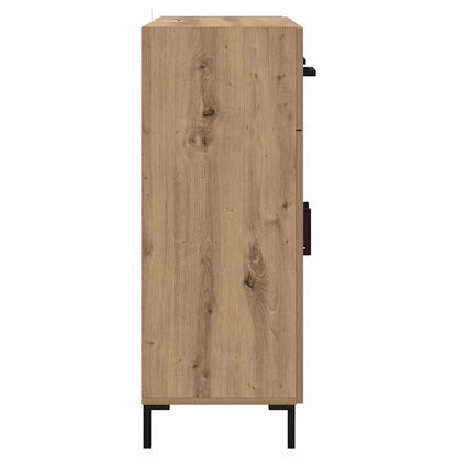 Dressoir met lade Artisan Eiken 69,5 x 34 x 90 cm Bewerkt hout