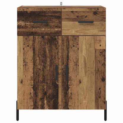 Dressoir met lade Oud Hout 69,5 x 34 x 90 cm Bewerkt hout