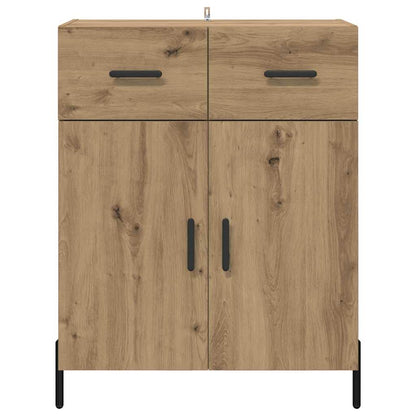 Dressoir met lade Artisan Eiken 69,5 x 34 x 90 cm Bewerkt hout