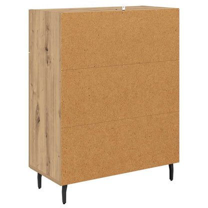 Dressoir met lade Artisan Eiken 69,5 x 34 x 90 cm Bewerkt hout