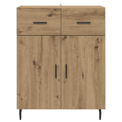 Dressoir met lade Artisan Eiken 69,5 x 34 x 90 cm Bewerkt hout