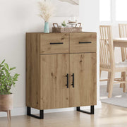 Dressoir 69,5x34x90 cm bewerkt hout eiken