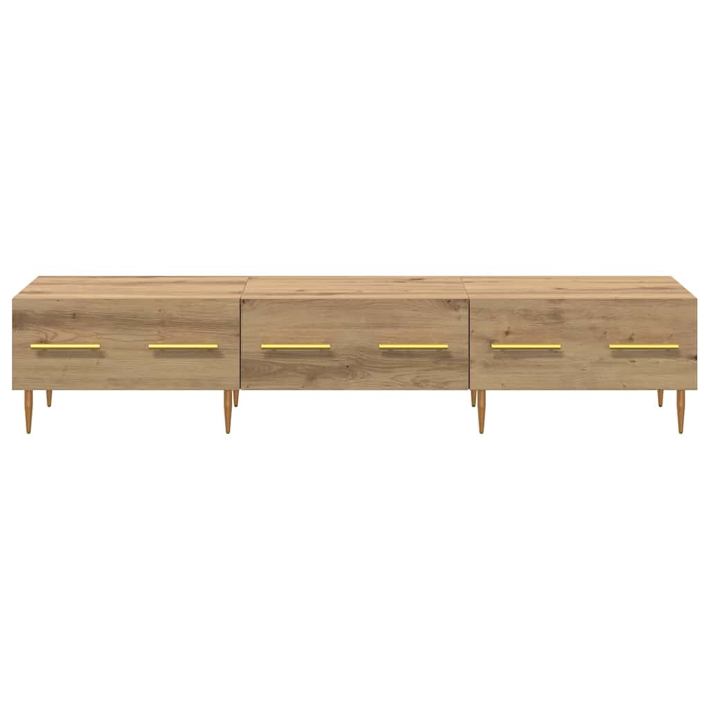 TV-kast met lade Artisan Eiken 150 x 36 x 30 cm Bewerkt hout