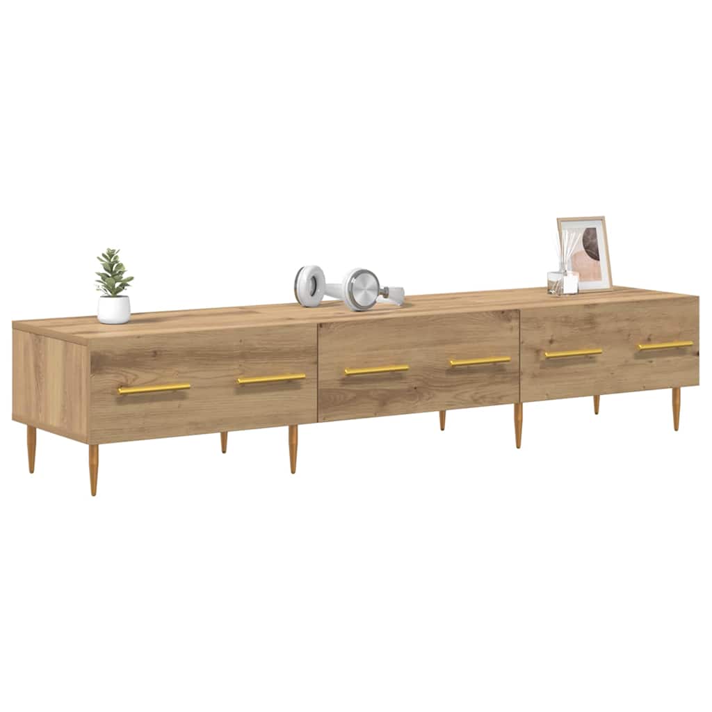 TV-kast met lade Artisan Eiken 150 x 36 x 30 cm Bewerkt hout
