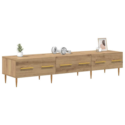 TV-kast met lade Artisan Eiken 150 x 36 x 30 cm Bewerkt hout