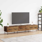 TV-kast 150x36x30 cm oud hout bewerkt hout