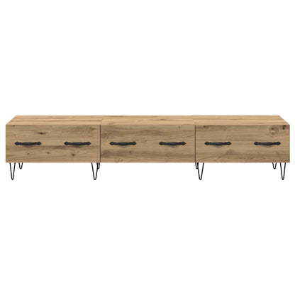TV-kast artisanaal eikenkleurig 150 x 36 x 30 cm Bewerkt hout