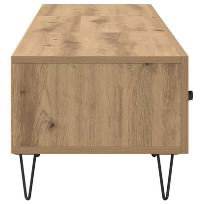 TV-kast artisanaal eikenkleurig 150 x 36 x 30 cm Bewerkt hout