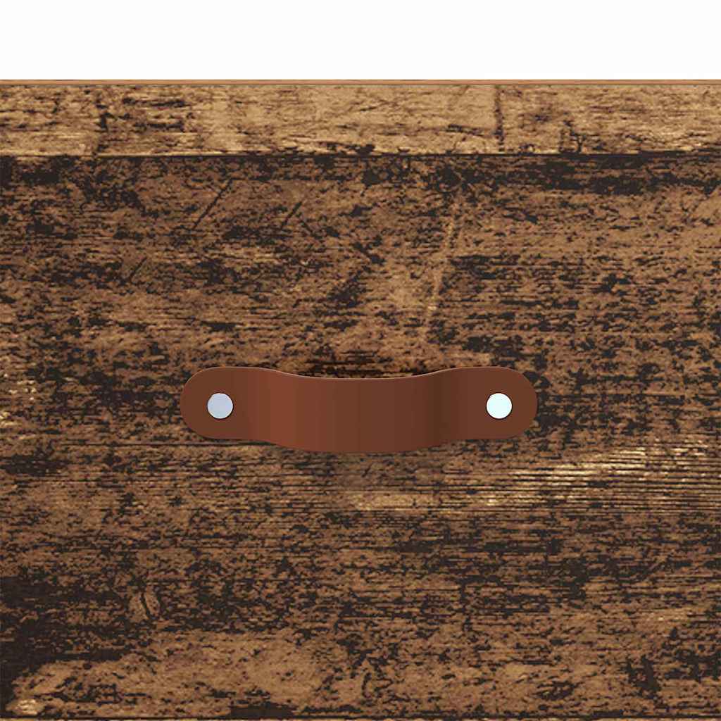Wandkastje Oud Hout 35 x 35 x 20 cm Bewerkt hout
