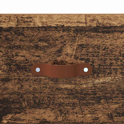 Wandkastje Oud Hout 35 x 35 x 20 cm Bewerkt hout