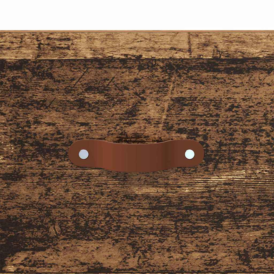 Wandkastje Oud Hout 35 x 35 x 20 cm Bewerkt hout