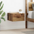 Wandkastje Oud Hout 35 x 35 x 20 cm Bewerkt hout