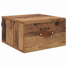 Wandkastje Oud Hout 35 x 35 x 20 cm Bewerkt hout
