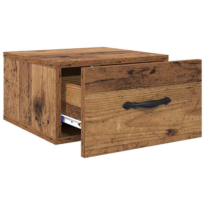 Nachtkastje 2 pcs Oud hout 35 x 35 x 20 cm Bewerkt hout