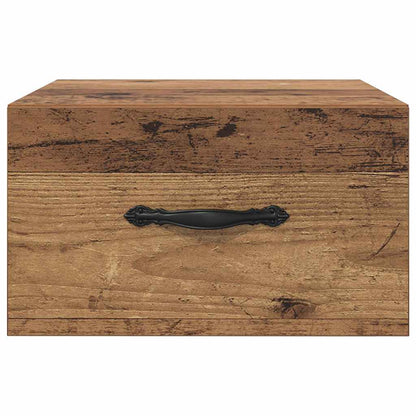 Nachtkastje 2 pcs Oud hout 35 x 35 x 20 cm Bewerkt hout