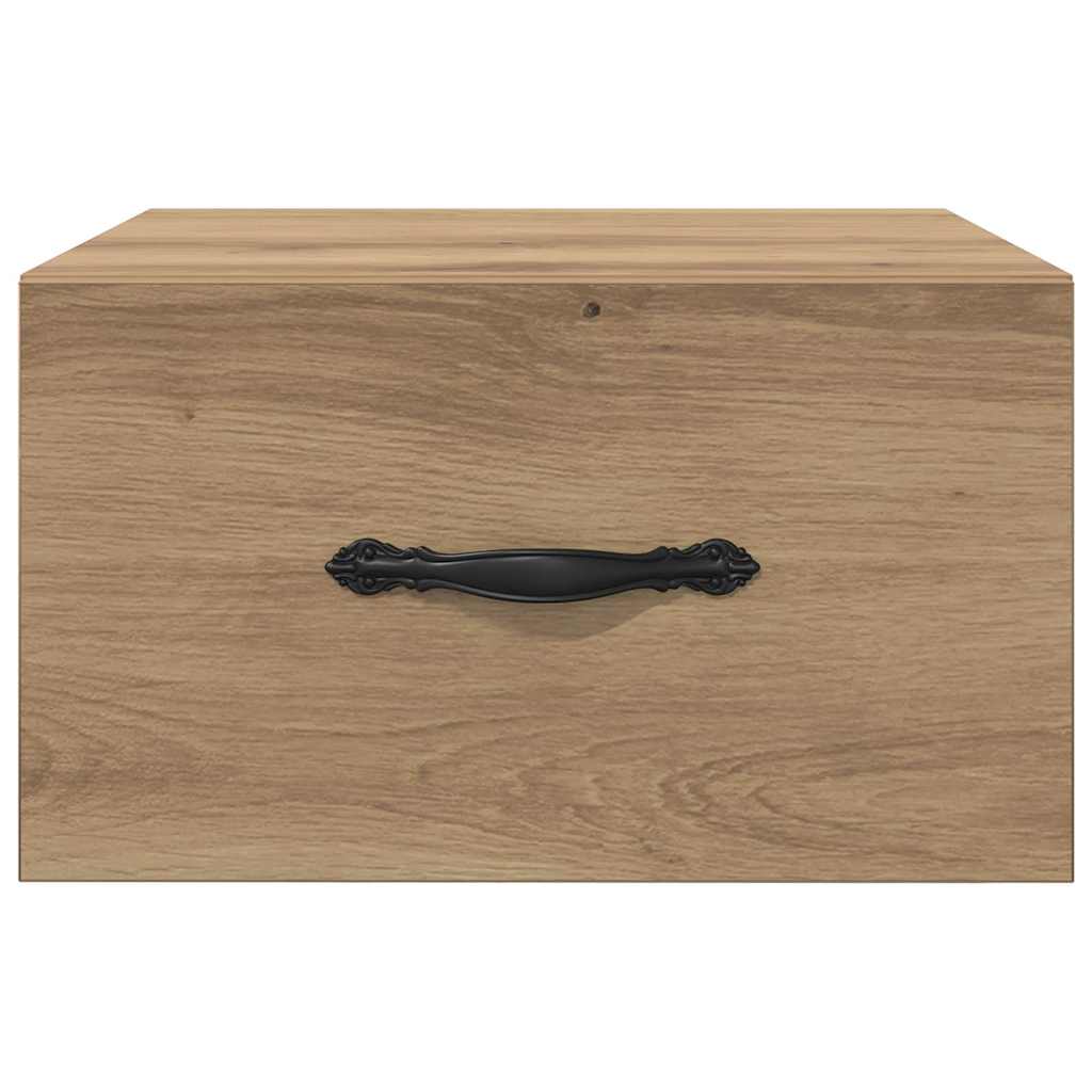 Nachtkastje 2 pcs artisanaal eikenkleurig 35 x 35 x 20 cm
