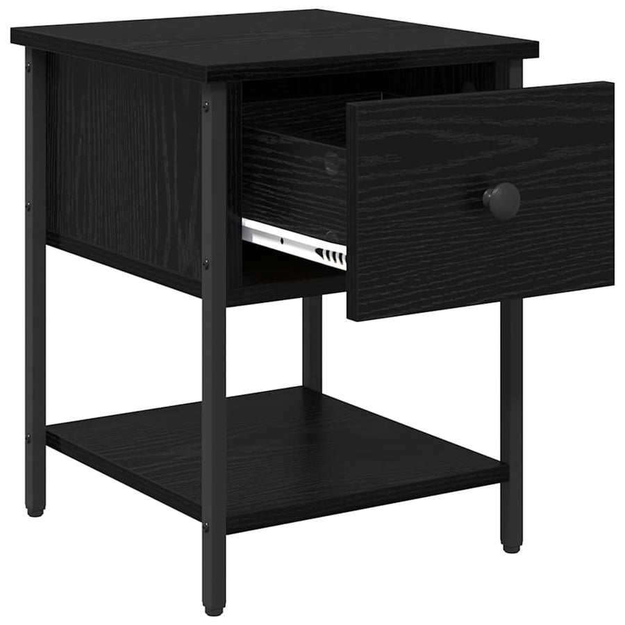 Nachtkastje 2 pcs Oud hout 35 x 35 x 20 cm Bewerkt hout