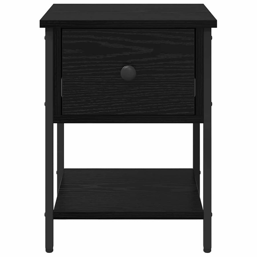 Nachtkastje 2 pcs Oud hout 35 x 35 x 20 cm Bewerkt hout