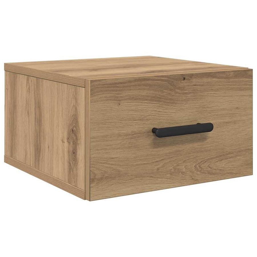 Nachtkastje 2 pcs artisanaal eikenkleurig 35 x 35 x 20 cm