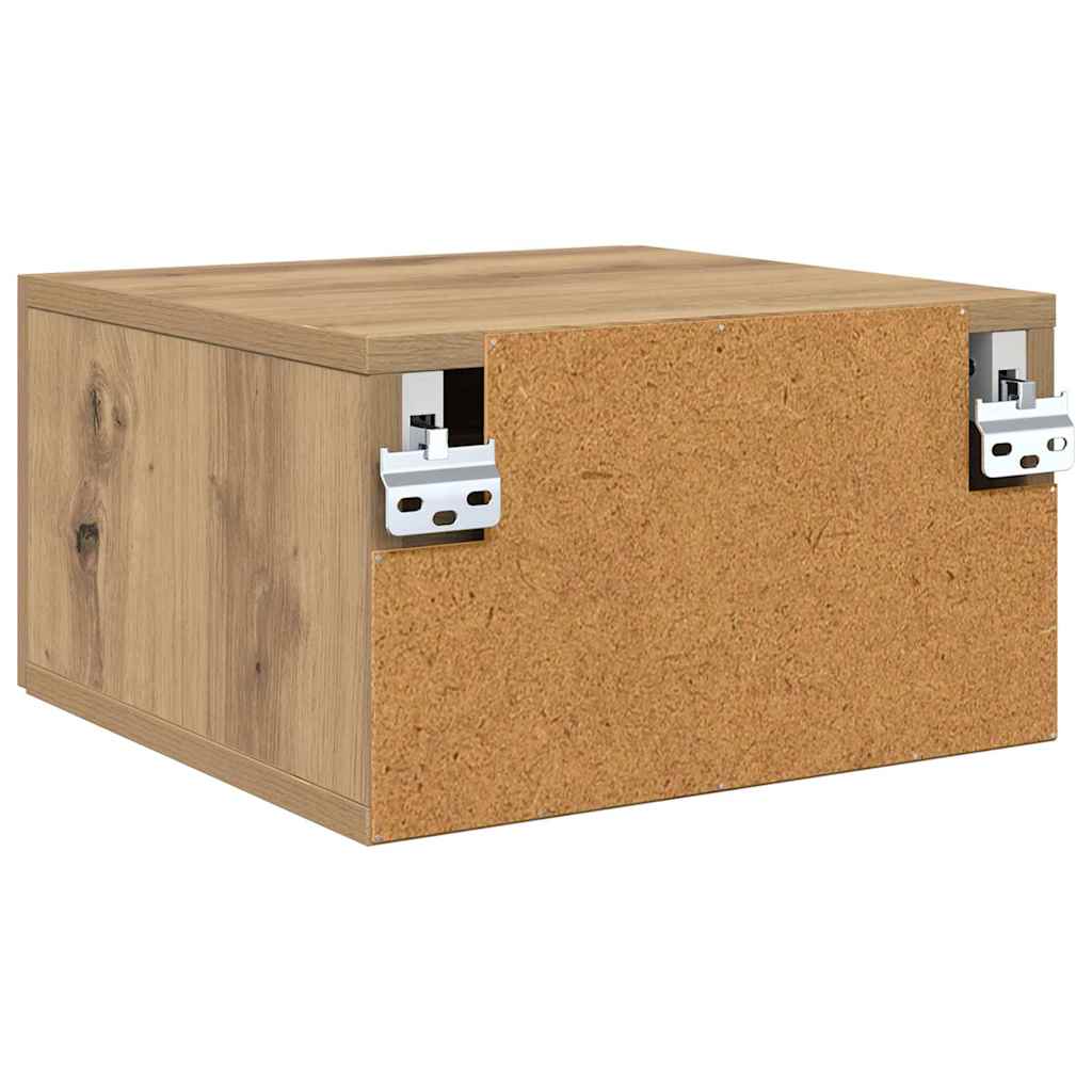 Nachtkastje 2 pcs artisanaal eikenkleurig 35 x 35 x 20 cm
