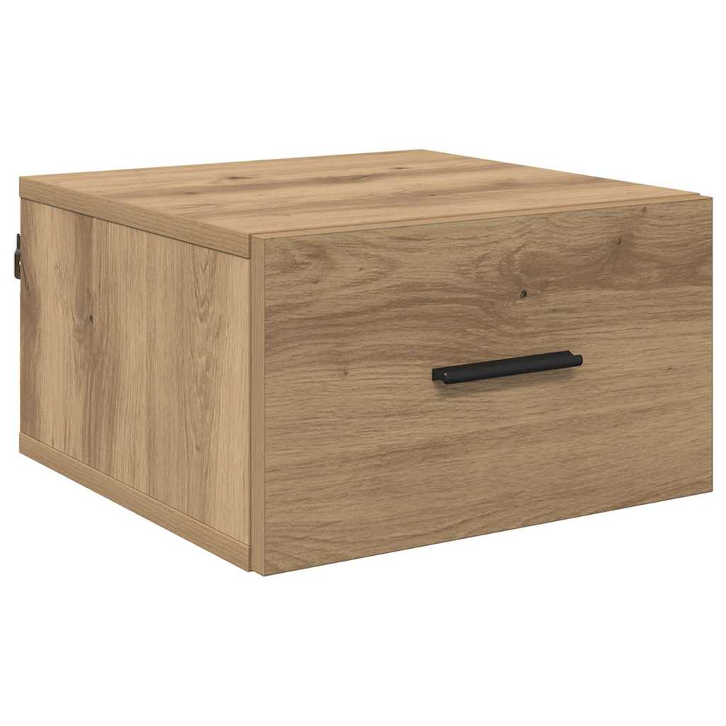 Nachtkastje 2 pcs artisanaal eikenkleurig 35 x 35 x 20 cm